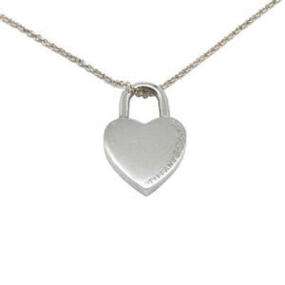 Tiffany Handbags - TIFFANY Co to Heart Lock Necklace Sterling Silver Kantei kyoku Koza